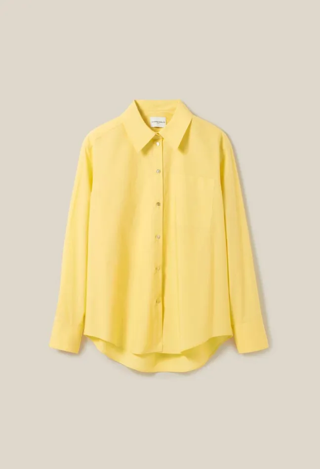 Claudie Pierlot Buttoned Shirt Yellow Women Tops And Shirts Claudie Pierlot Buttoned Shirt Yellow Women Tops And Shirts
