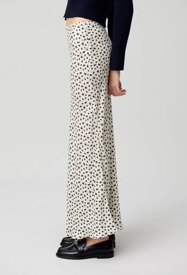 Claudie Pierlot Floral Print Fluid Skirt Light Print Women Skirts And Shorts Claudie Pierlot Floral Print Fluid Skirt Light Print Women Skirts And Shorts
