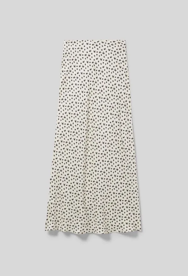Claudie Pierlot Floral Print Fluid Skirt Light Print Women Skirts And Shorts Claudie Pierlot Floral Print Fluid Skirt Light Print Women Skirts And Shorts