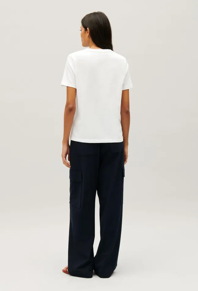 Claudie Pierlot Jean Toto Cream TShirt Ecru Women TShirts Claudie Pierlot Jean Toto Cream TShirt Ecru Women TShirts