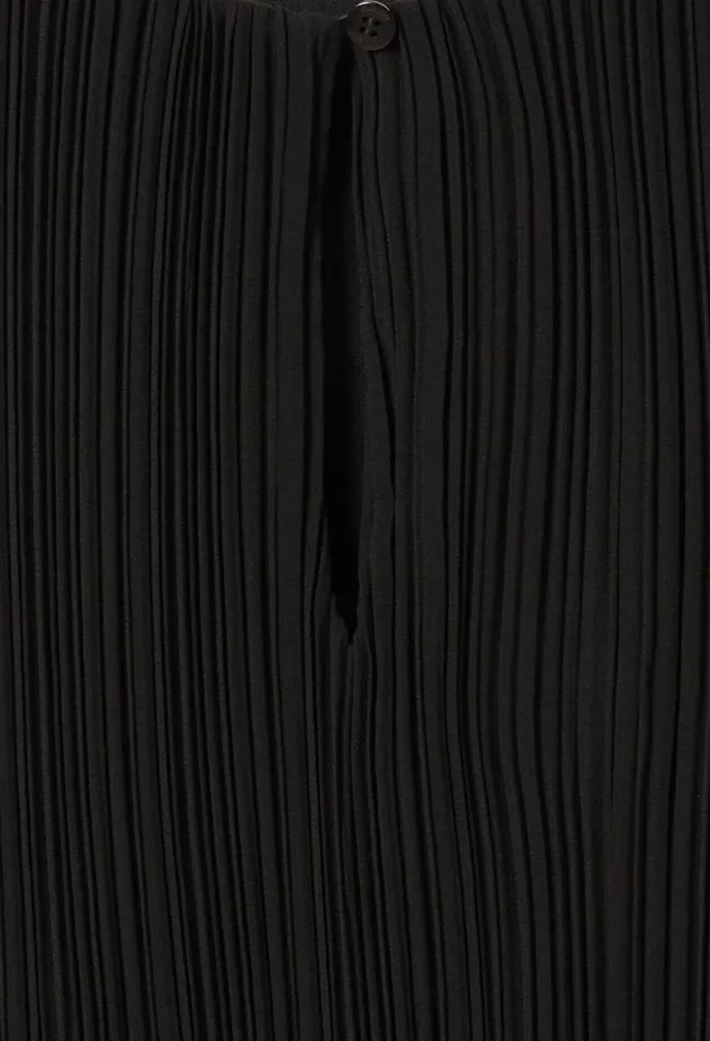 Claudie Pierlot Pleated Short Dress Long Sleeves Black Women Dresses Claudie Pierlot Pleated Short Dress Long Sleeves Black Women Dresses