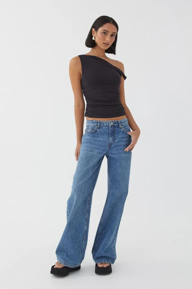 Clothing Supr Going Out Tops Bree Ruched Twist Top Black