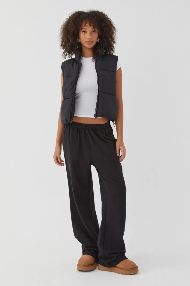 Clothing Supr Jackets and Puffers Recycled Puffer Vest Black
