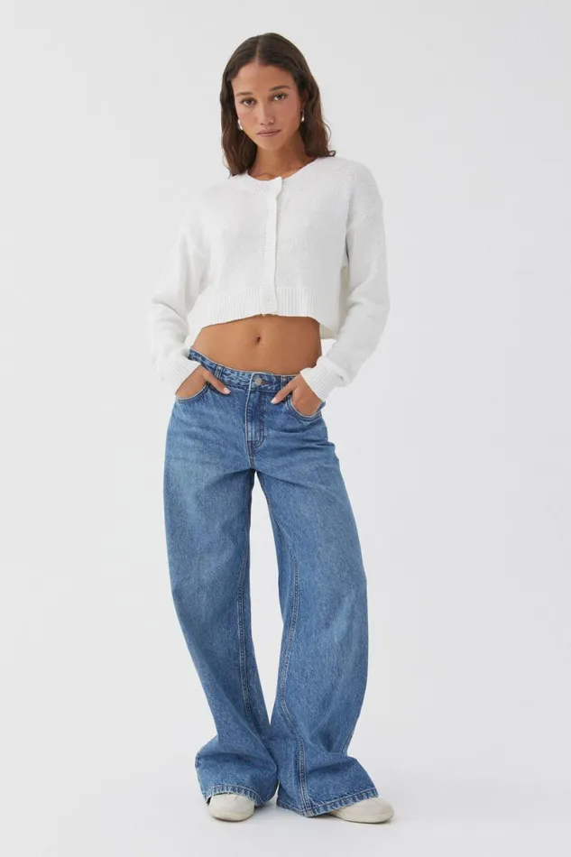 Clothing Supr Knitwear Daisy Knit Cardi Meringue White