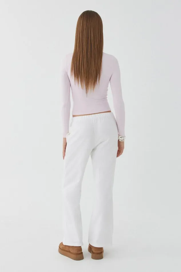 Clothing Supr Luxe Essentials Luxe Long Sleeve Longline Tee Principessa Pink