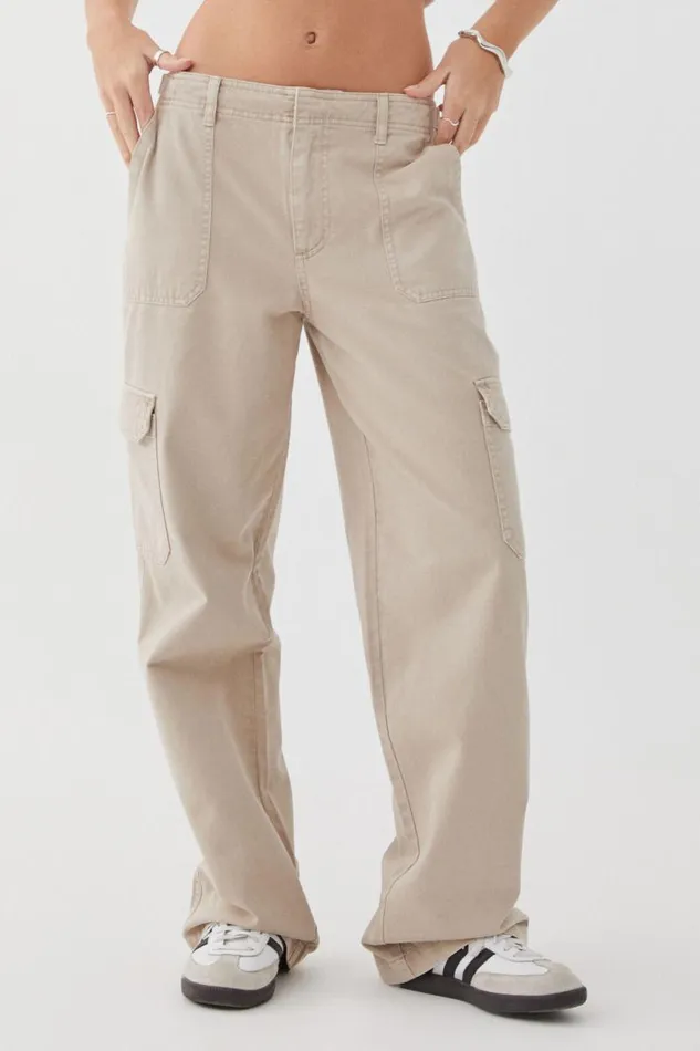 Clothing Supr Pants Matilda Cargo Pant Canvas Beige