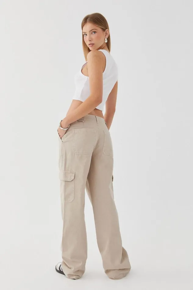 Clothing Supr Pants Matilda Cargo Pant Canvas Beige