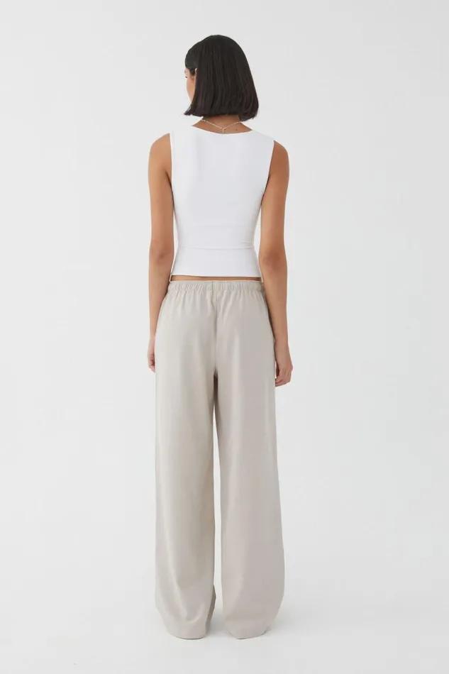 Clothing Supr Pants Piper Pull On Pant Canvas Beige