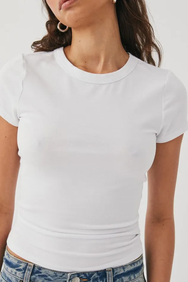 Clothing Supr T Shirts Court Tee White