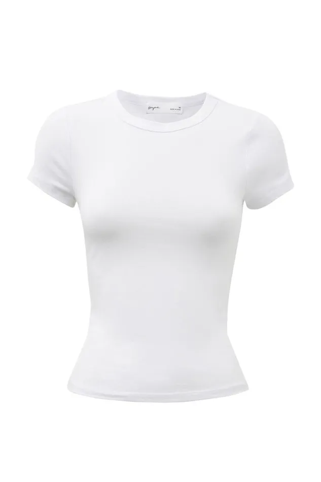 Clothing Supr T Shirts Court Tee White