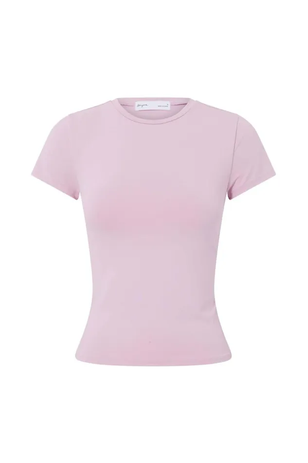 Clothing Supr T Shirts Luxe Longline Tee Muted Orchid