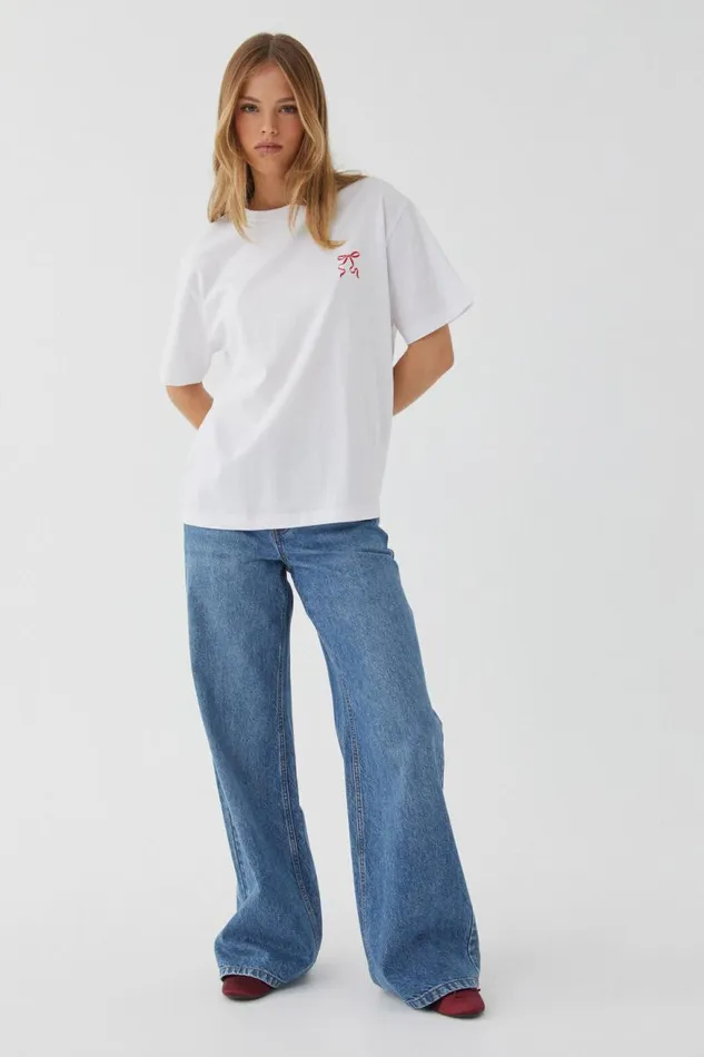 Clothing Supr T Shirts Oversized Graphic Tee Whitelucky You