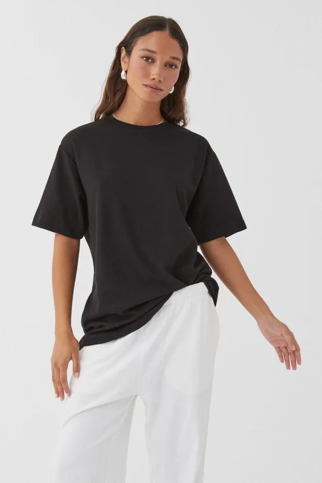 Clothing Supr T Shirts Oversized Tee Black