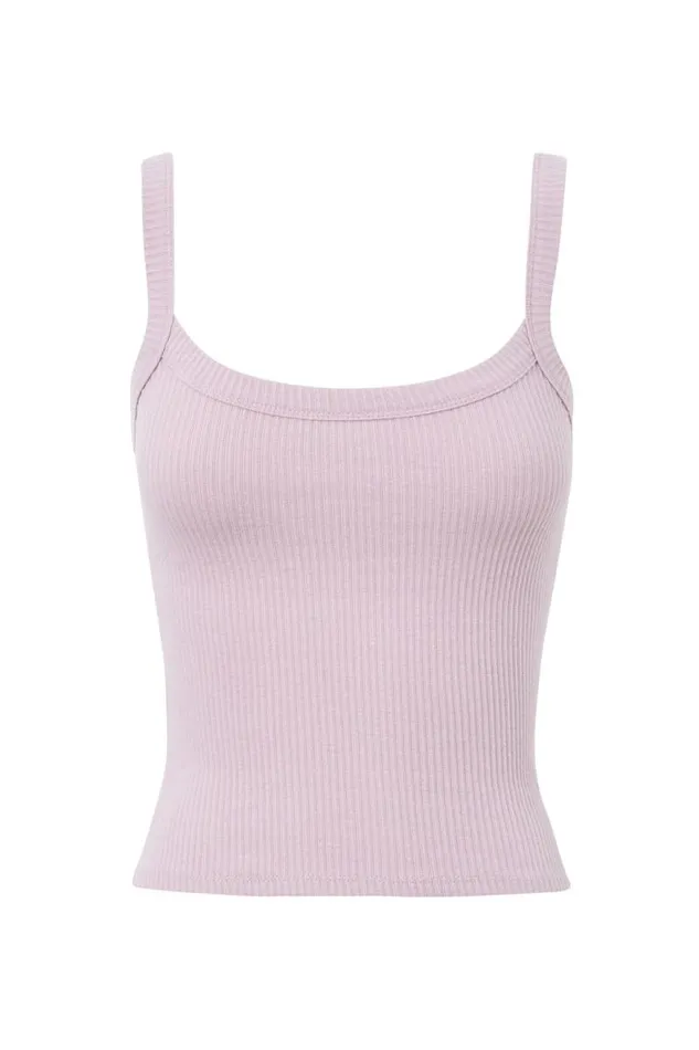 Clothing Supr Tank Tops Riri Scoop Neck Tank Muted Orchid