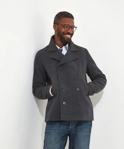 Coats and Jackets Dapper Double Breasted Coat Grey 8211 Joebrowns Apparel
