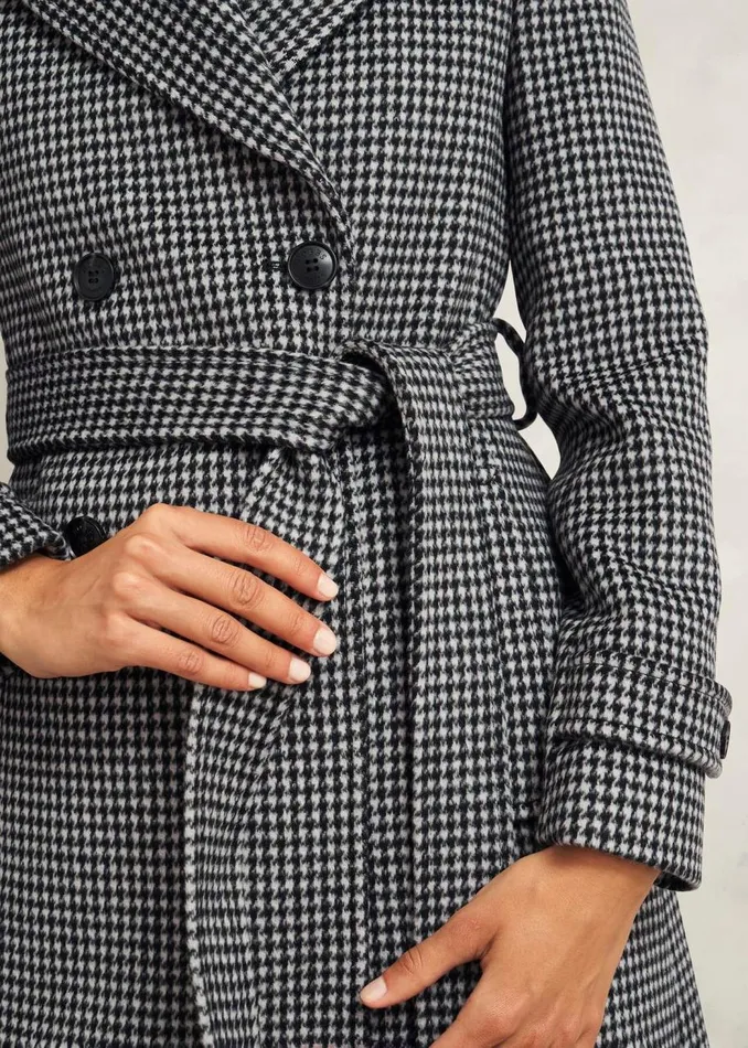Coats and Jackets Women HOBBS Bromley Coat With Wool Black Multi
