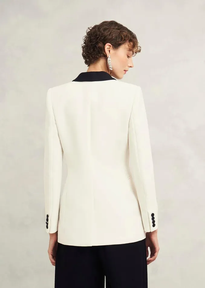 Coats and Jackets Women HOBBS Charlecote Jacket Ivory Black