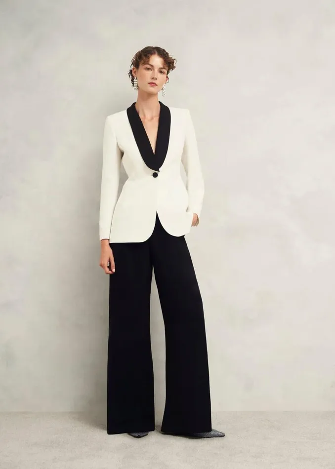 Coats and Jackets Women HOBBS Charlecote Jacket Ivory Black