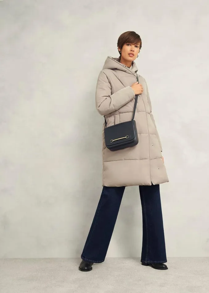 Coats and Jackets Women HOBBS Darla Puffer Buff Grey