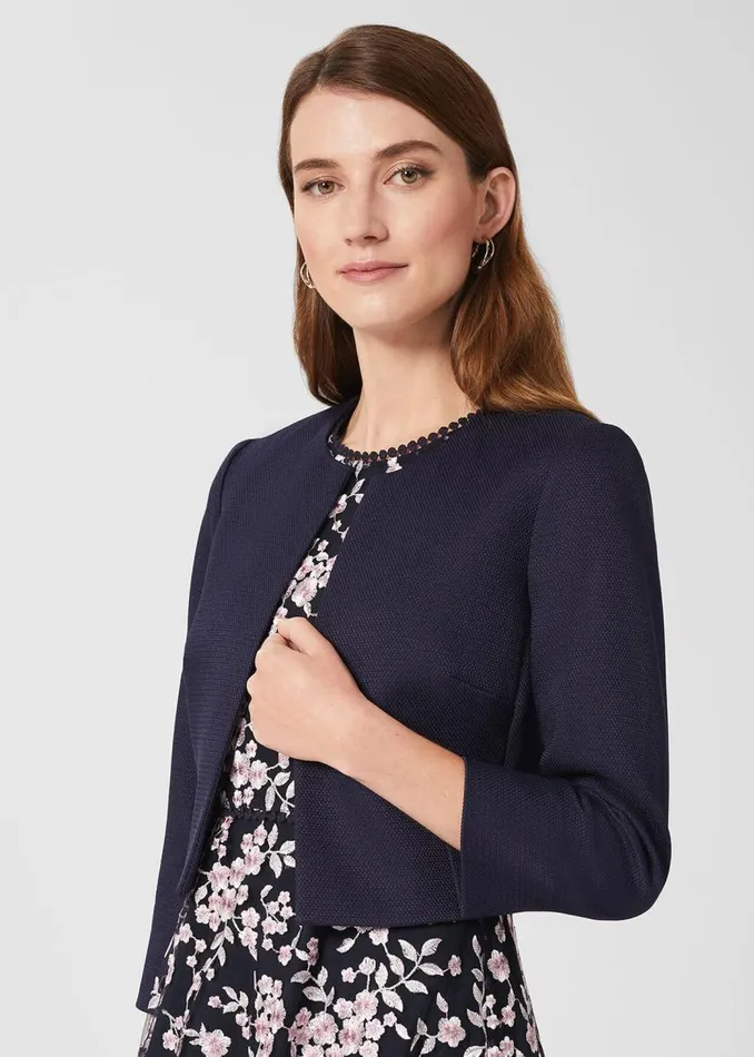 Coats and Jackets Women HOBBS Petite Elize Jacket Midnight Navy