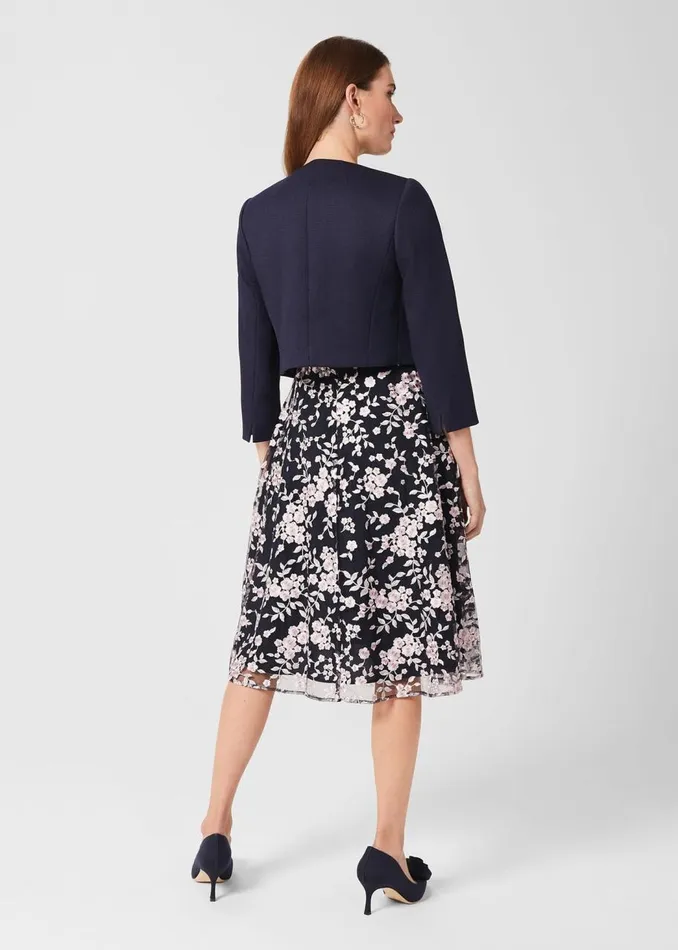 Coats and Jackets Women HOBBS Petite Elize Jacket Midnight Navy