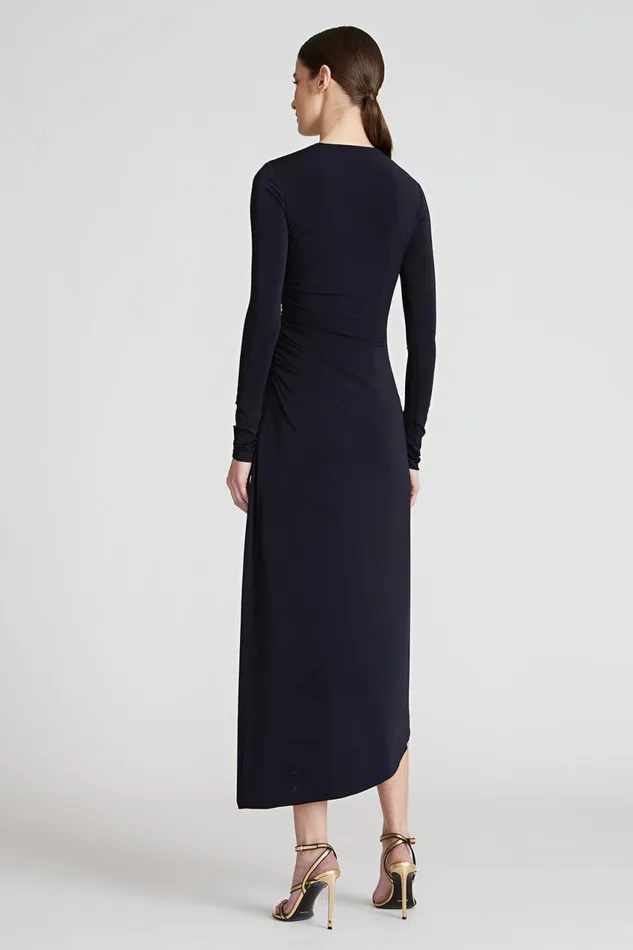 Cocktail Women Halston Giorgia Jersey Cocktail Dress Ink