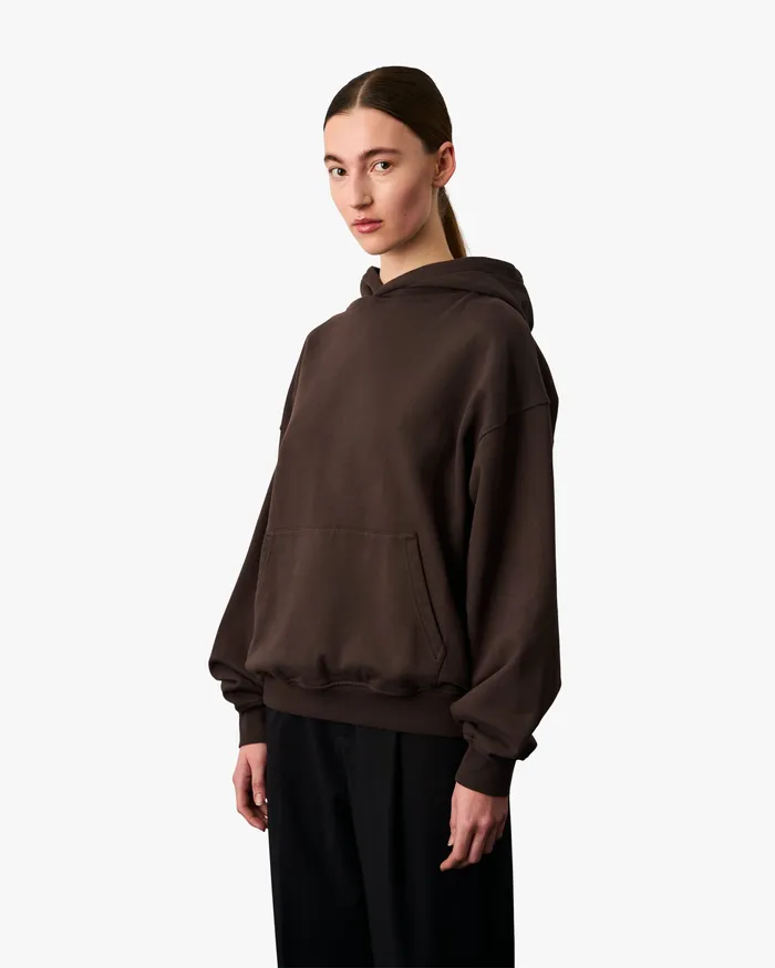 Colorfulstandard Organic Oversized Hood 8211 Coffee Brown Women Hoodies