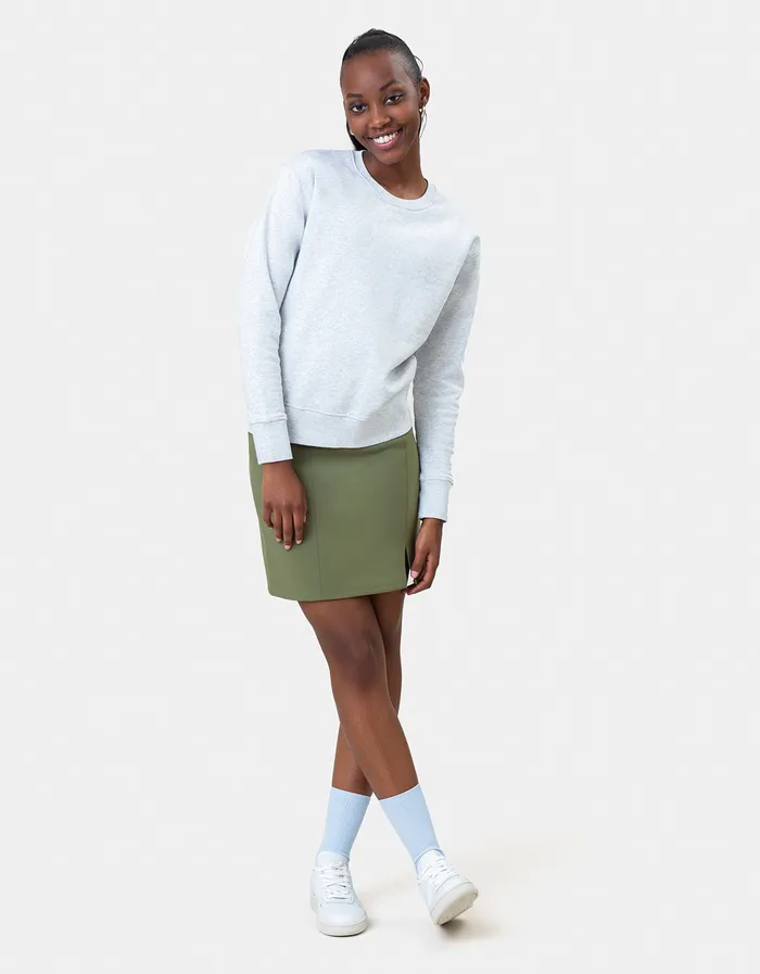 Colorfulstandard Women Classic Organic Crew 8211 Deep Black Women Crewneck Sweatshirts