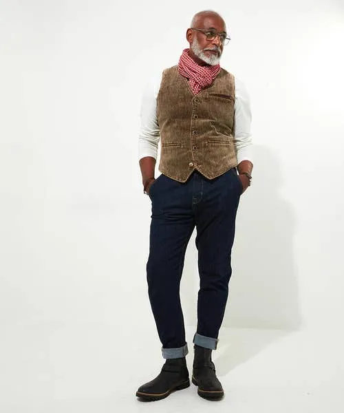 Cord Waistcoat Tan Coats and Jackets Joebrowns Apparel