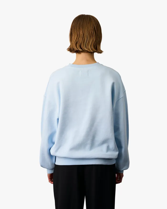 Crewneck Sweatshirts Colorfulstandard Women Organic Oversized Crew 8211 Sapphire Blue