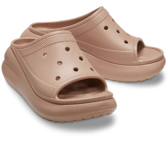 Crush Slide Cork Women Crocs Platforms 038 Wedges