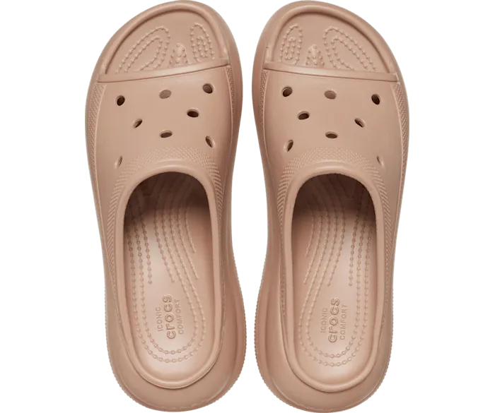 Crush Slide Cork Women Crocs Platforms 038 Wedges