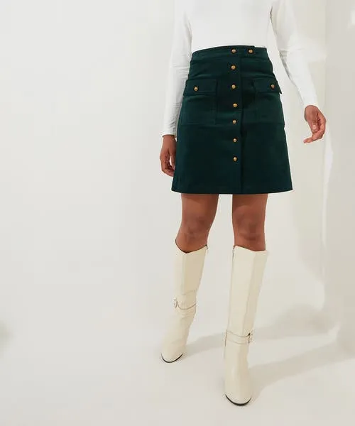 Curiously Cord Skirt Forest Green Skirts Joebrowns Apparel Curiously Cord Skirt Forest Green Skirts Joebrowns Apparel