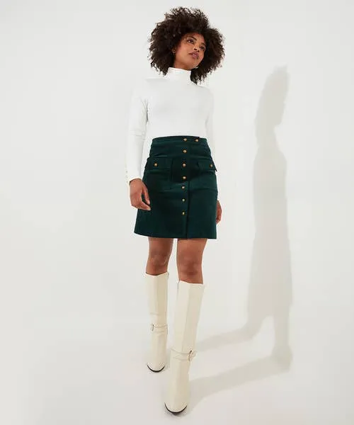 Curiously Cord Skirt Forest Green Skirts Joebrowns Apparel Curiously Cord Skirt Forest Green Skirts Joebrowns Apparel
