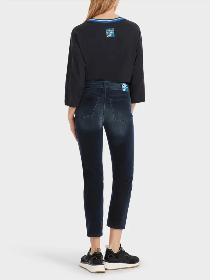 Damen Marc Cain Hosen Dunkelblaue FivePocket Jeans SILEA Midnight Blue