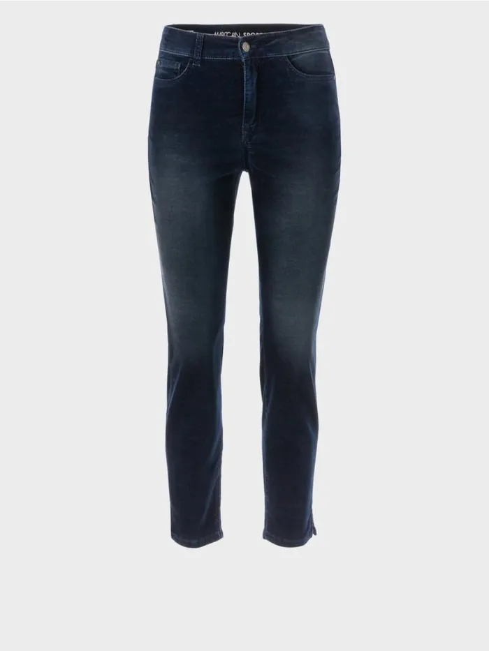 Damen Marc Cain Hosen Dunkelblaue FivePocket Jeans SILEA Midnight Blue