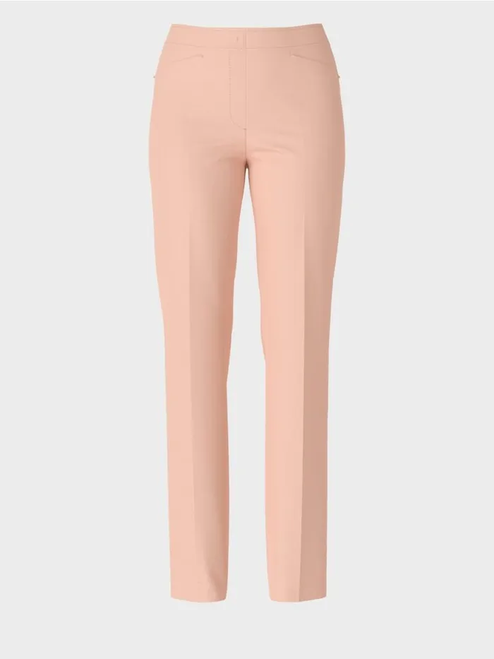 Damen Marc Cain Hosen StretchPants FENDOU Mit Bgelfalte Sandy Beige