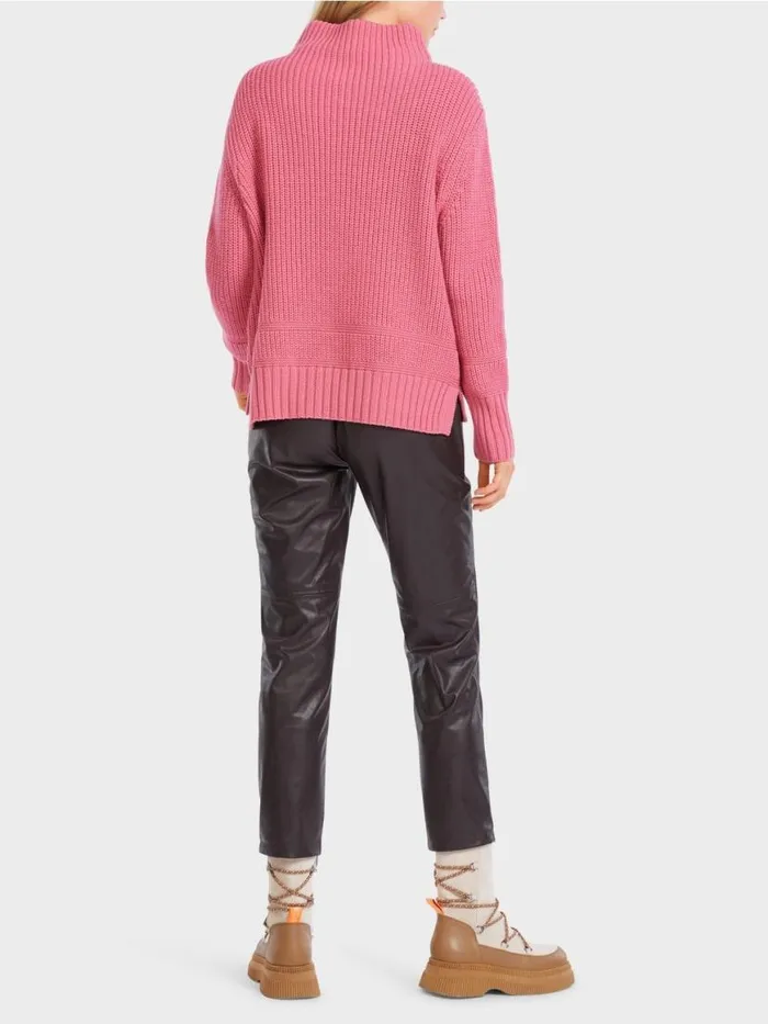 Damen Marc Cain Pullover and Sweatshirts In Deutschland Gestrickter Pullover Bright Orchid