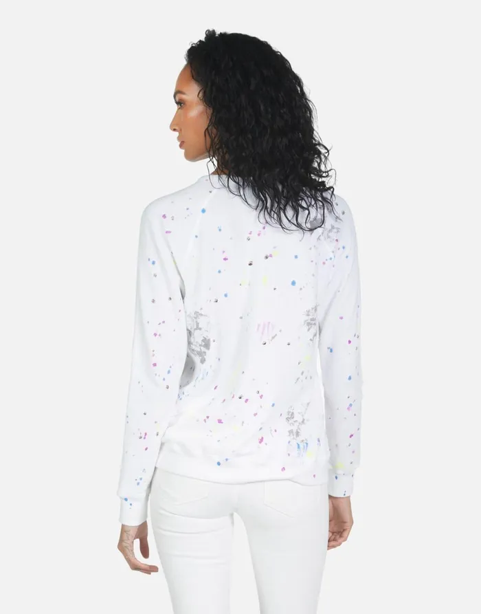 Darby Peace Teddy Punk Stain Women039s Lauren Moshi Long Sleeve