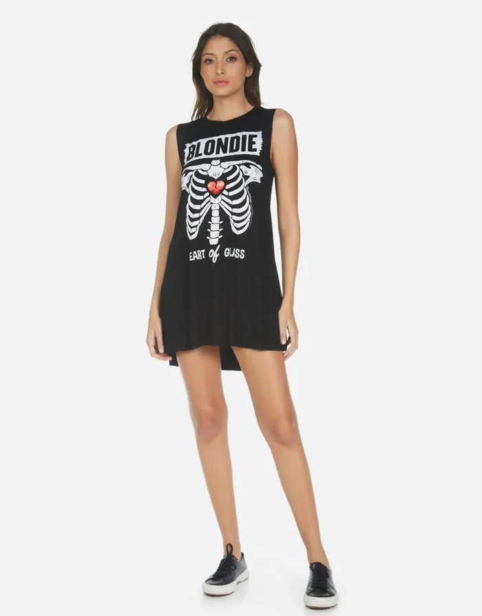 Deanna Blondie Heart Black Women039s Lauren Moshi Dresses