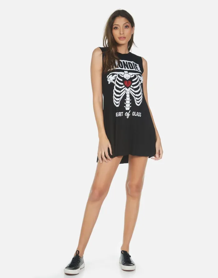 Deanna Blondie Heart Black Women039s Lauren Moshi Dresses