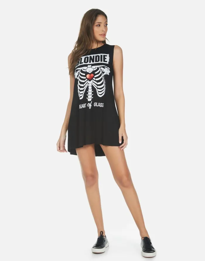 Deanna Blondie Heart Black Women039s Lauren Moshi Dresses