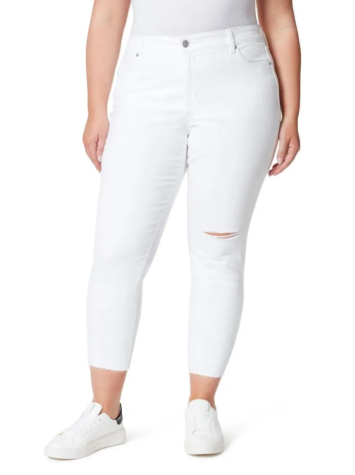 Denim Clothing Jessica Simpson Spotlight High Rise Straight Jeans In White