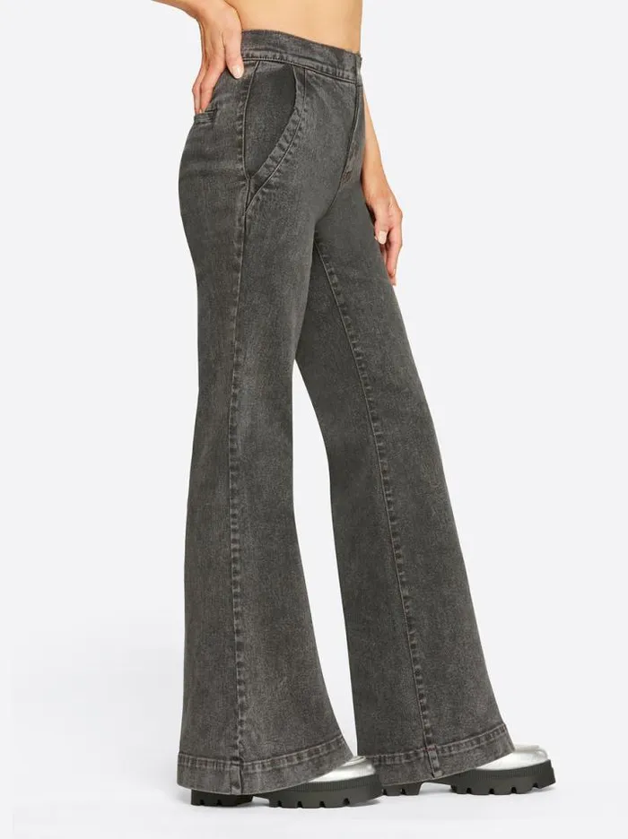 Denim Clothing Jessica Simpson True Love Wide Leg Trouser Jeans In Odd Eye