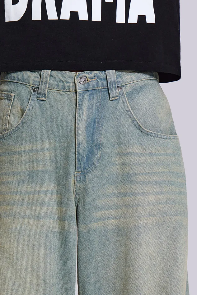 Denim Jaded London Men Shop Light Wash Colossus Fit Jeans