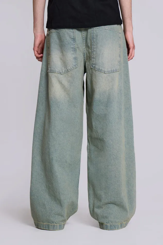 Denim Jaded London Men Shop Light Wash Colossus Fit Jeans