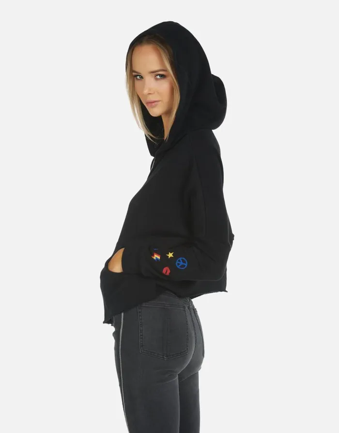 Destiny LA Hand Elements Black Women039s Lauren Moshi Hoodies