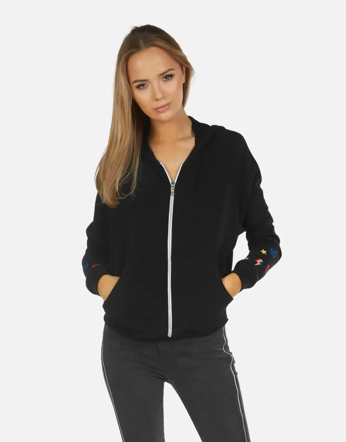 Destiny LA Hand Elements Black Women039s Lauren Moshi Hoodies
