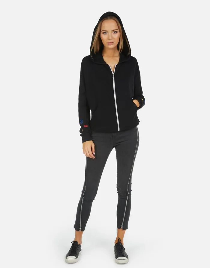 Destiny LA Hand Elements Black Women039s Lauren Moshi Hoodies