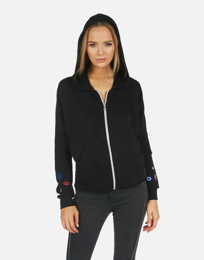 Destiny LA Hand Elements Black Women039s Lauren Moshi Hoodies